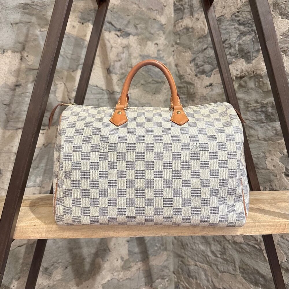 Louis Vuitton Damier Azur Speedy 35 Bag - Picture 3 of 16